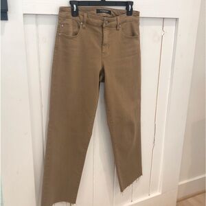 Liverpool Kennedy Crop Straight Jeans in Flagstone Size 8